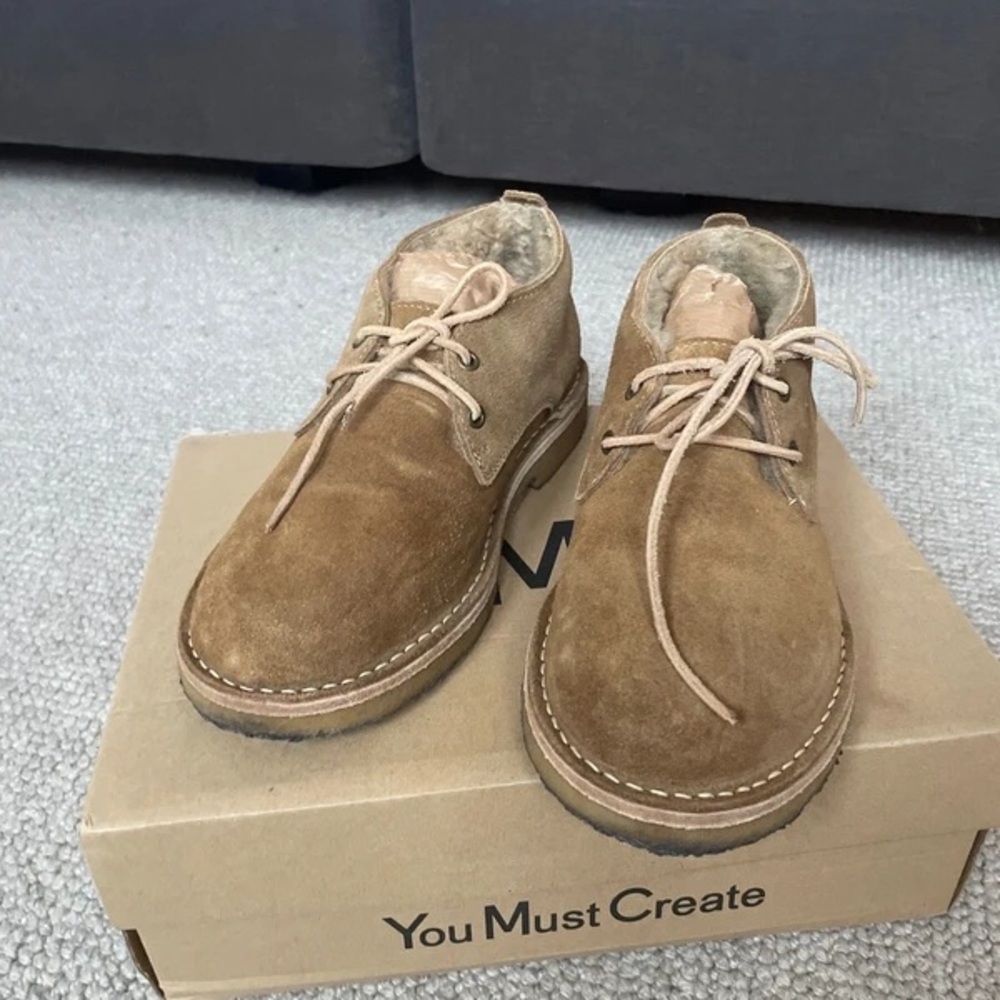 YMC Brown Suede Chukka Boots